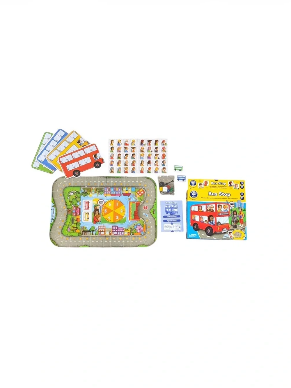 Orchard Toys Bus Stop Board Game | Educational Math Game